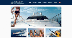 Desktop Screenshot of nauticamarbella.com